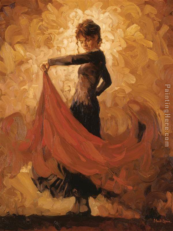 Flamenco I painting - Flamenco Dancer Flamenco I art painting